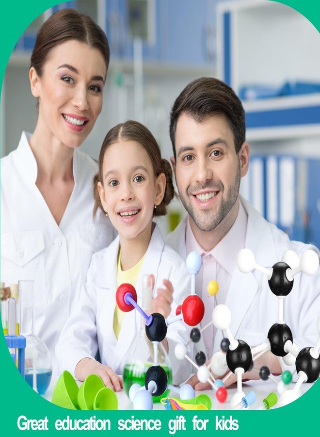 EXBEPE Comprehensive Chemistry Molecular Model Kit 406pc Organic and Inorganic STEM Set,Middle,High School,and College Supplies, Educational Science Set Learning Structure and Reactions Student Gifts - Image 3